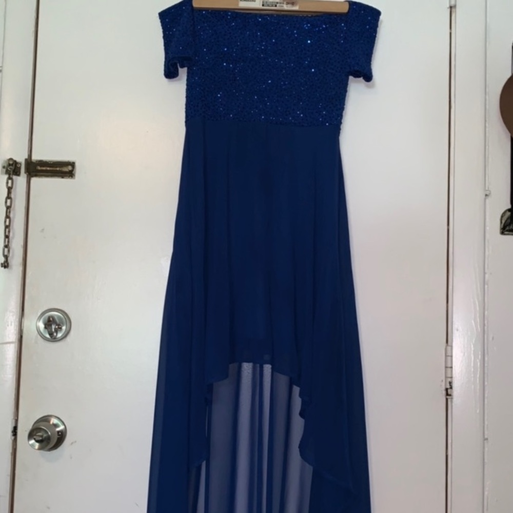 🔴SOLD🔴Royal Blue Chiffon Dress